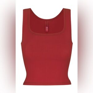 Skims Soft Lounge Tank in Brick